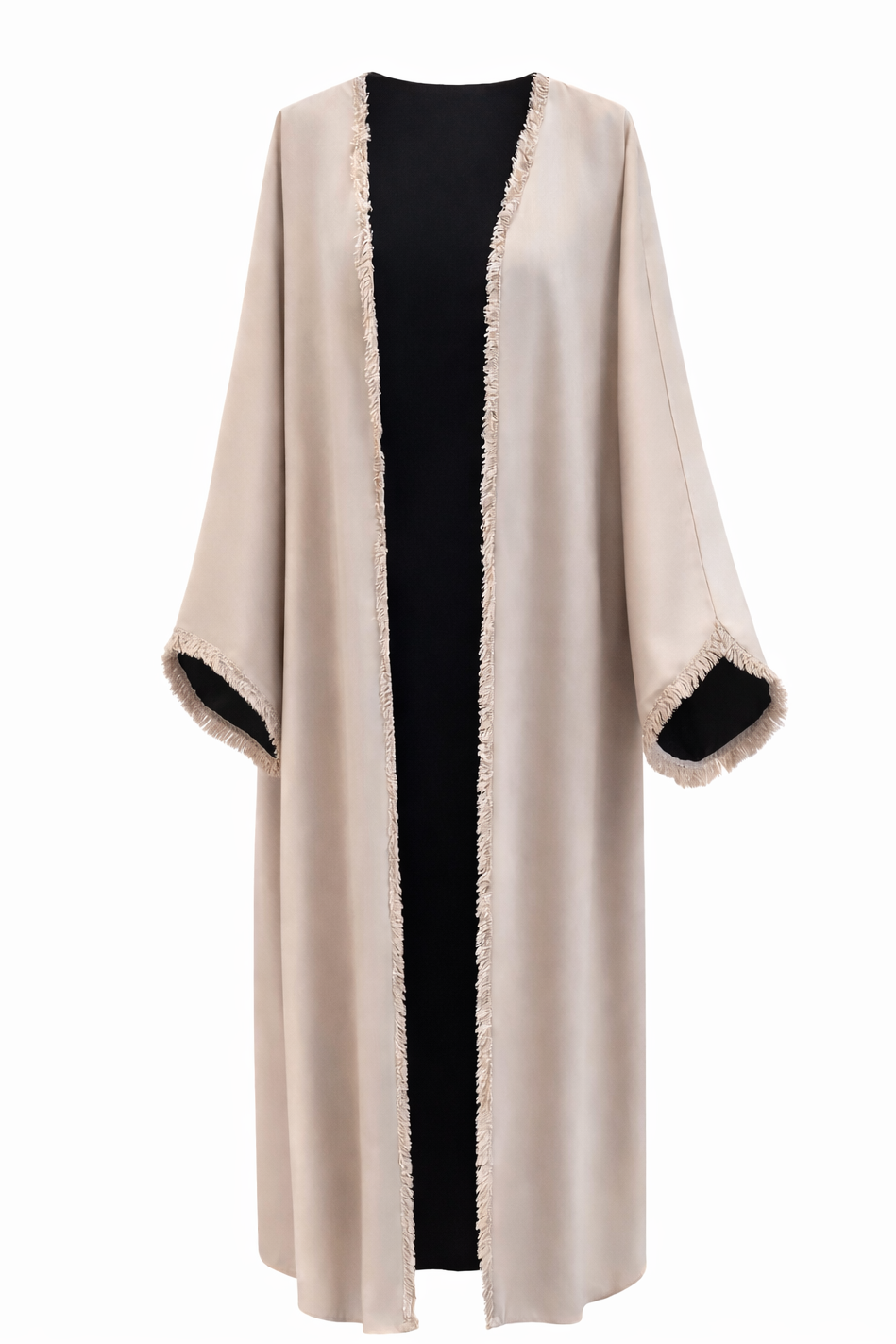 Aniyaah - Kimono réversible Taupe rosé & Noir